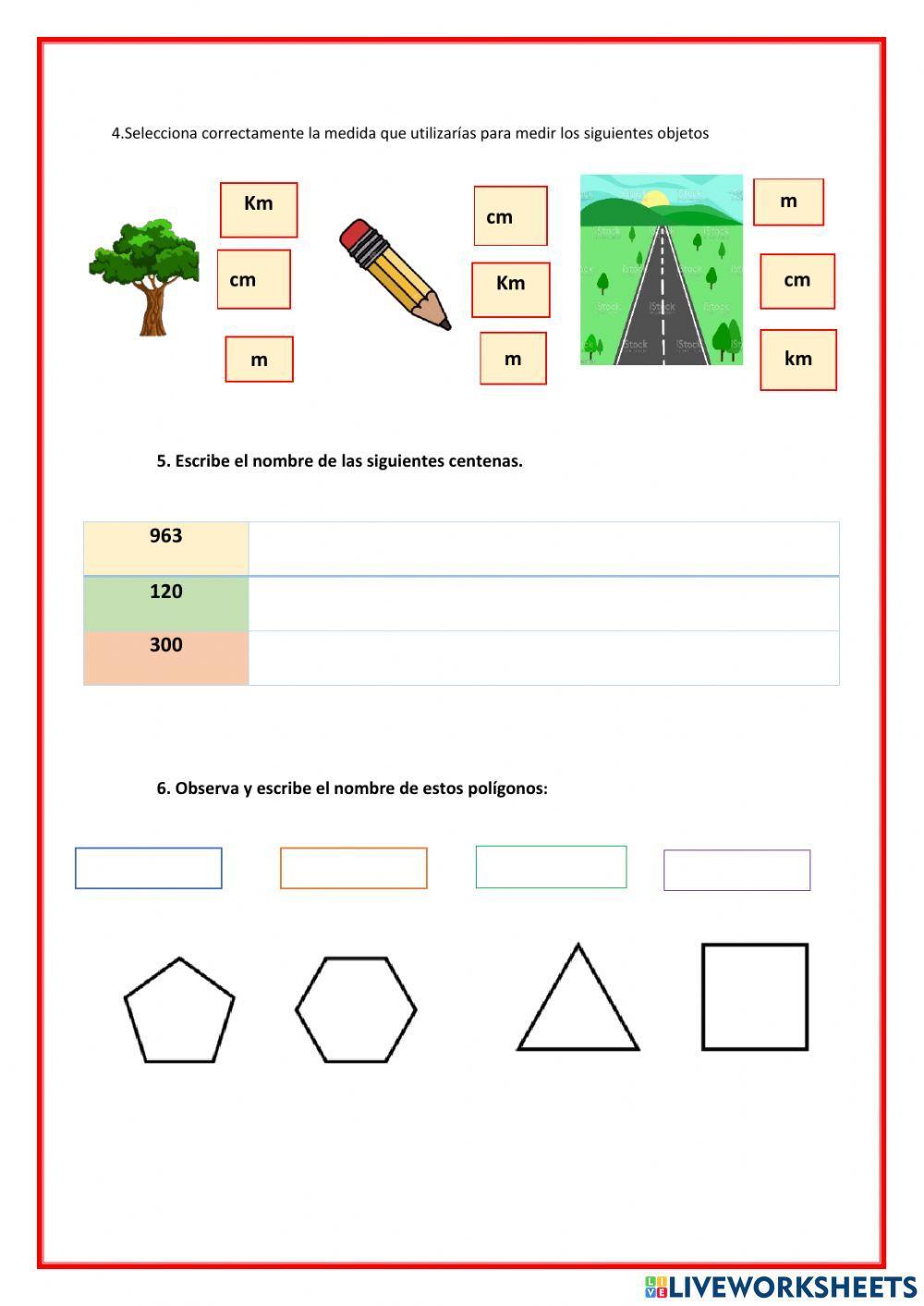 Quimestral de matemáticas