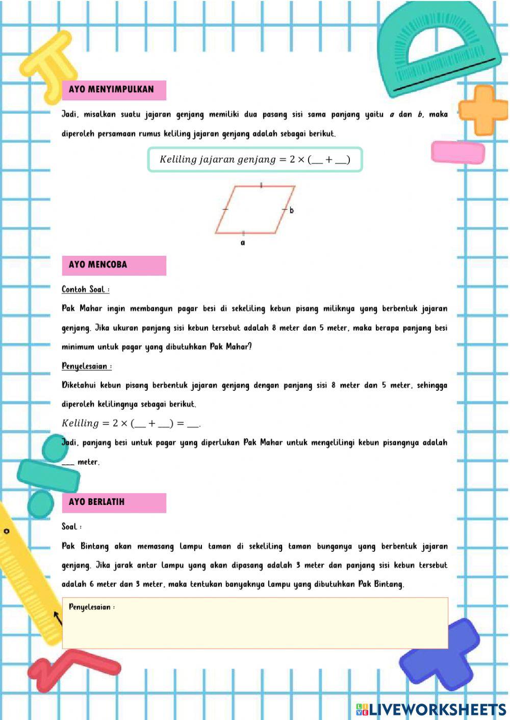 LKPD Jajaran genjang