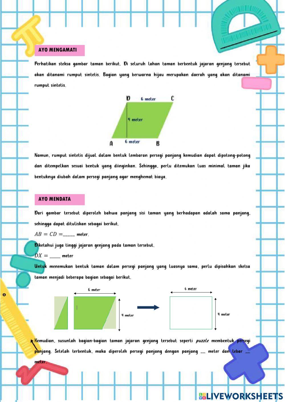 LKPD Jajaran genjang