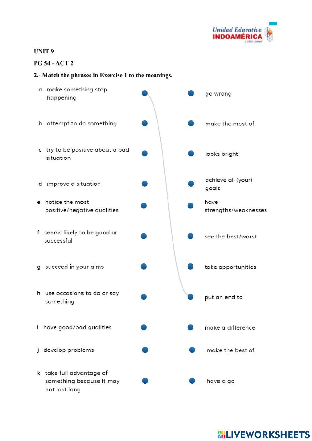 3ro Unit 9- pg 54 act 2