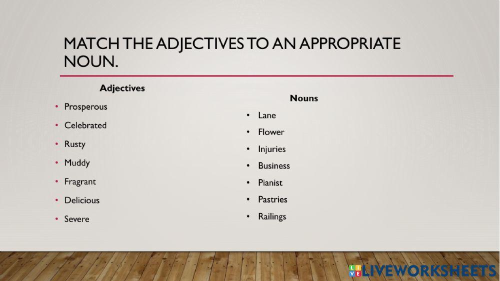 Adjectives