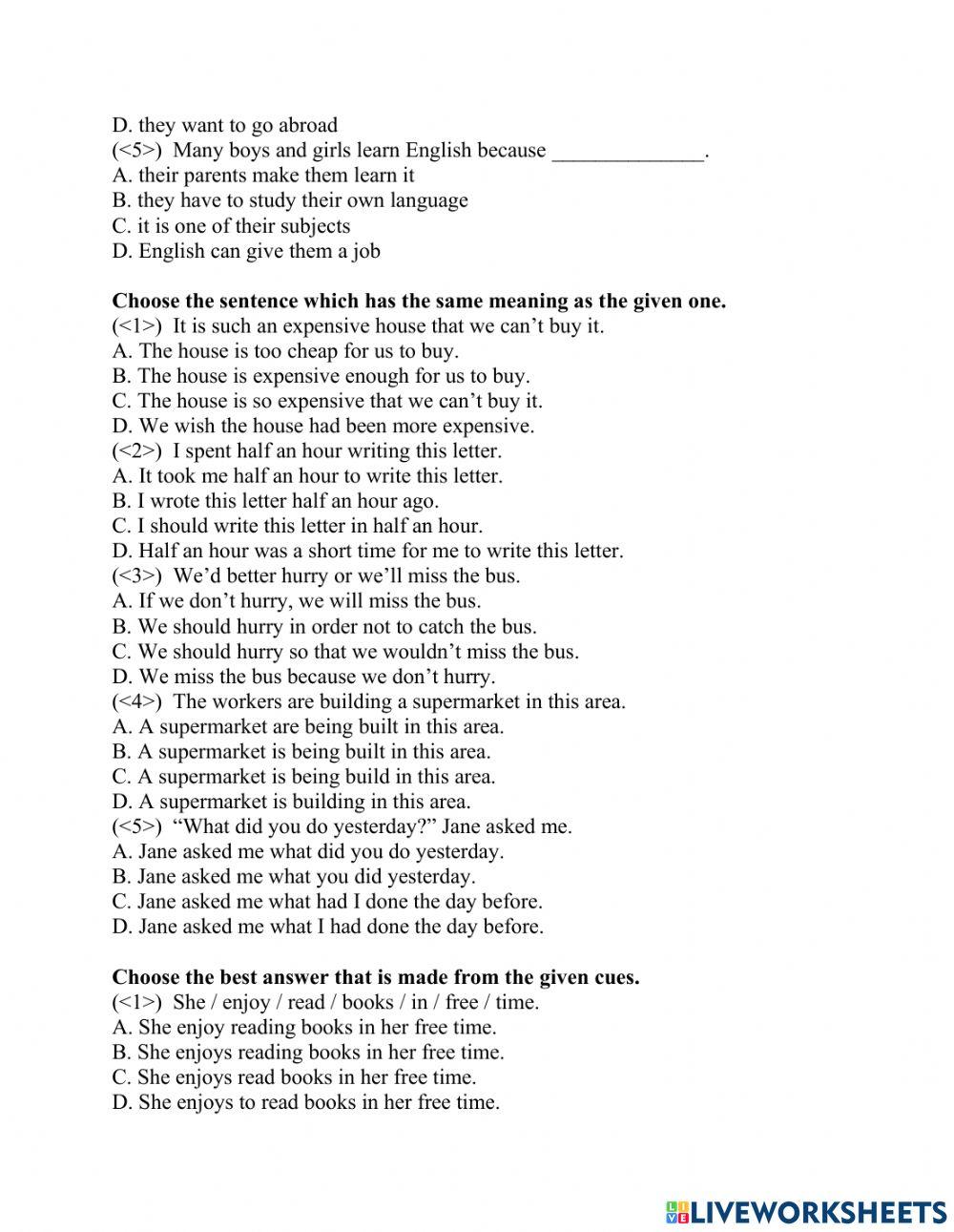 Mr Duy Test L10 year 2014