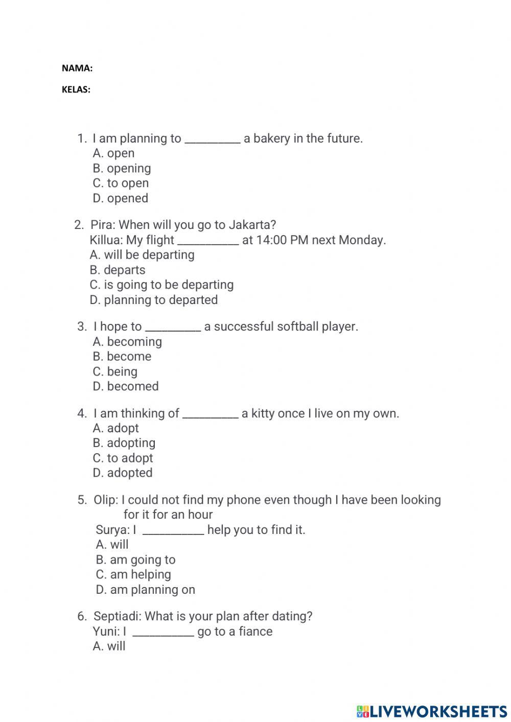 Expression intention