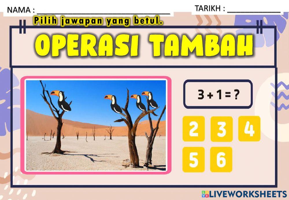 Operasi tambah