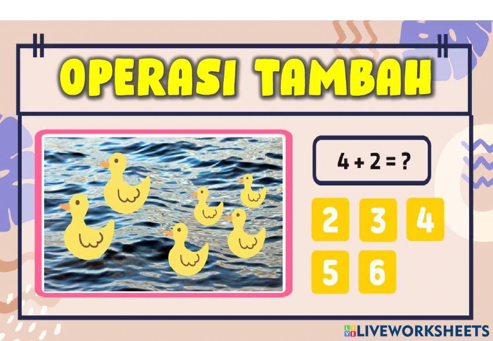 Operasi tambah