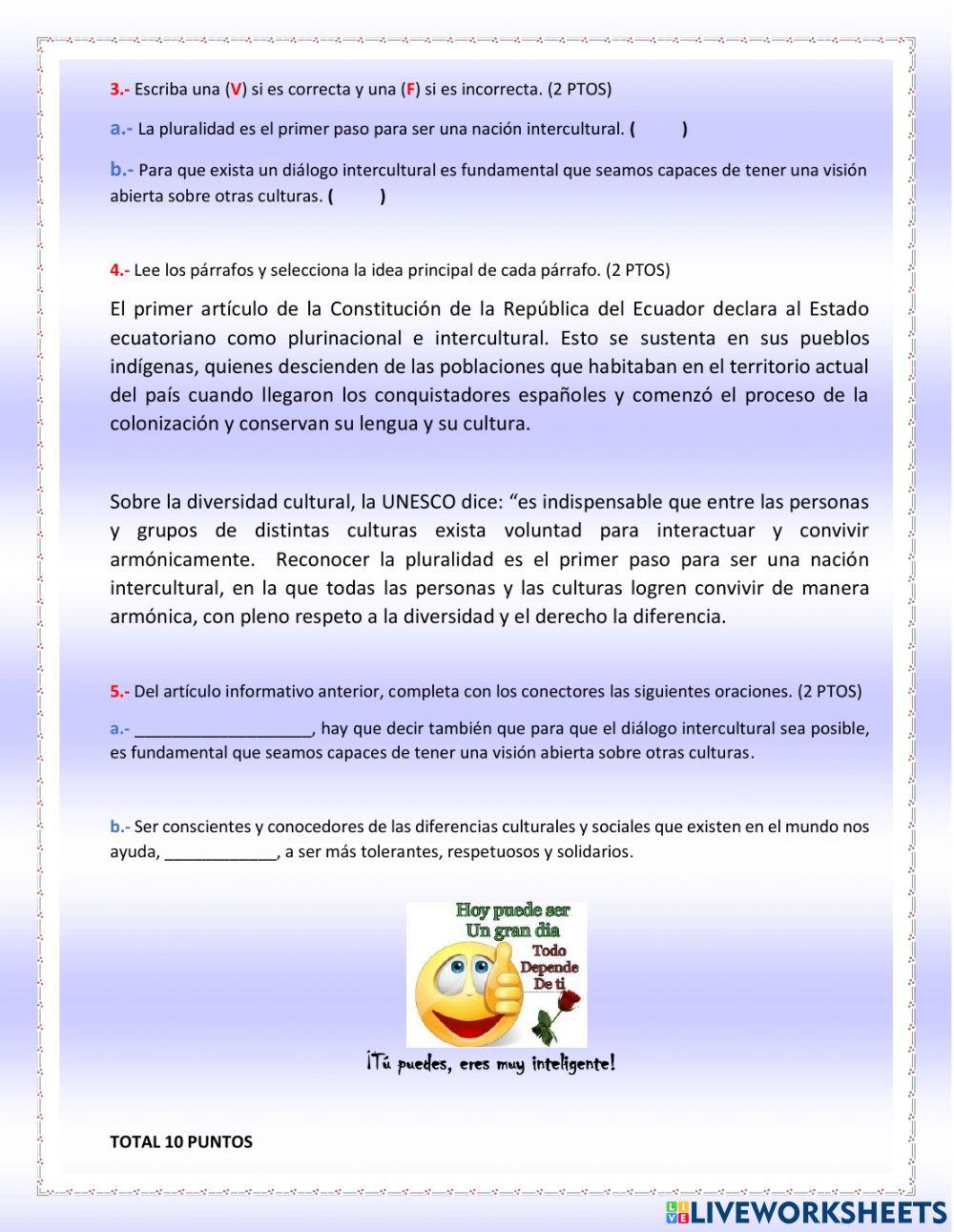 Evaluacion lengua y literatura