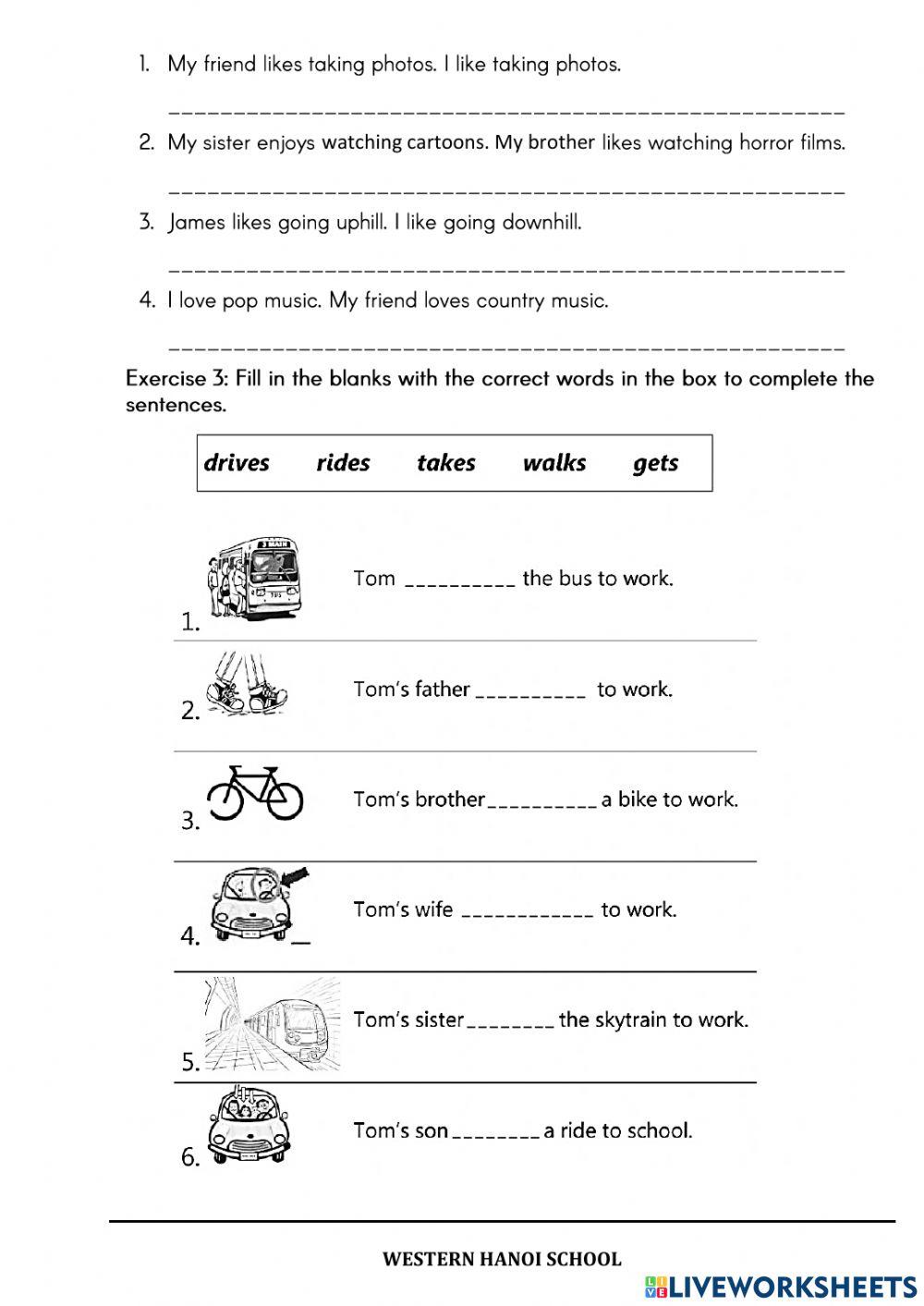 3C2- Worksheet ESL - W23