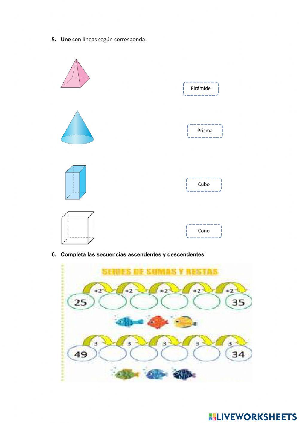 Examen Quimestral Matemáticas
