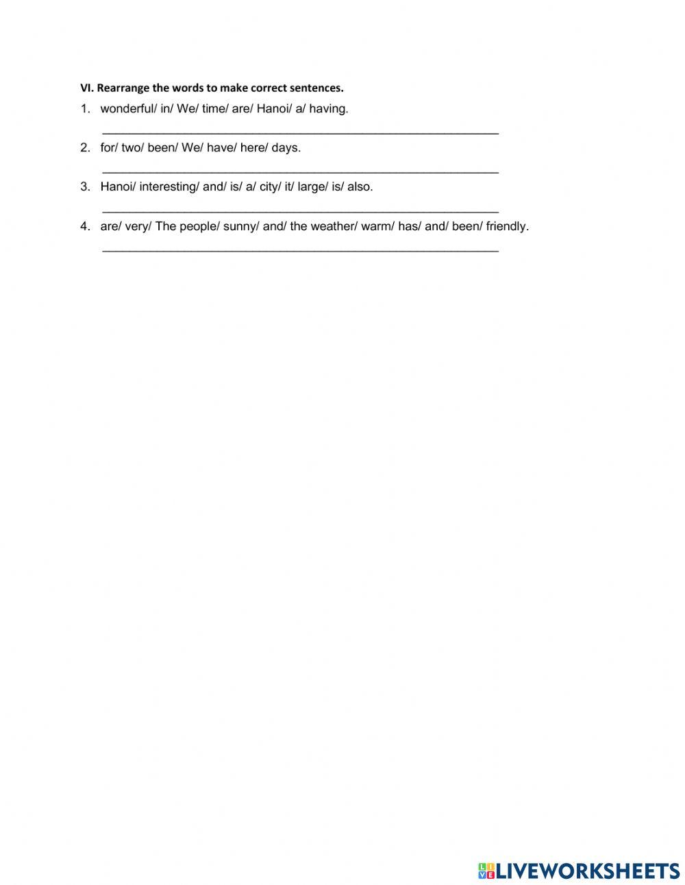 Cities of the world practice test