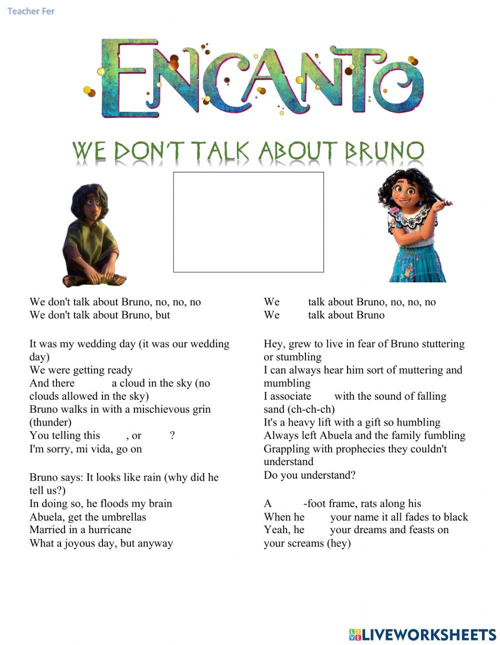 We don't talk about Bruno