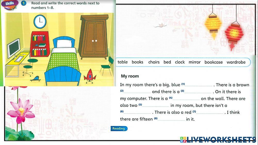 Superminds 2 Unit 5 the bedroom