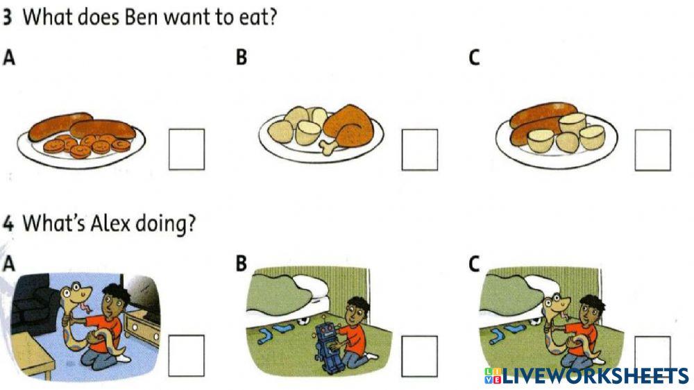 Starters- Listening practice