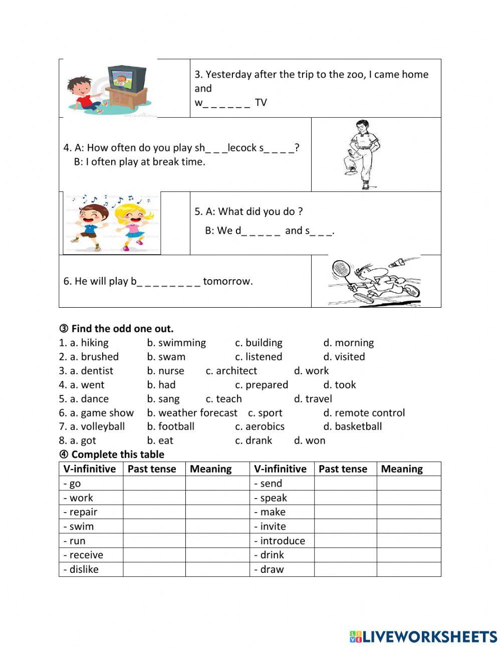 Unit 8- Sports and Games