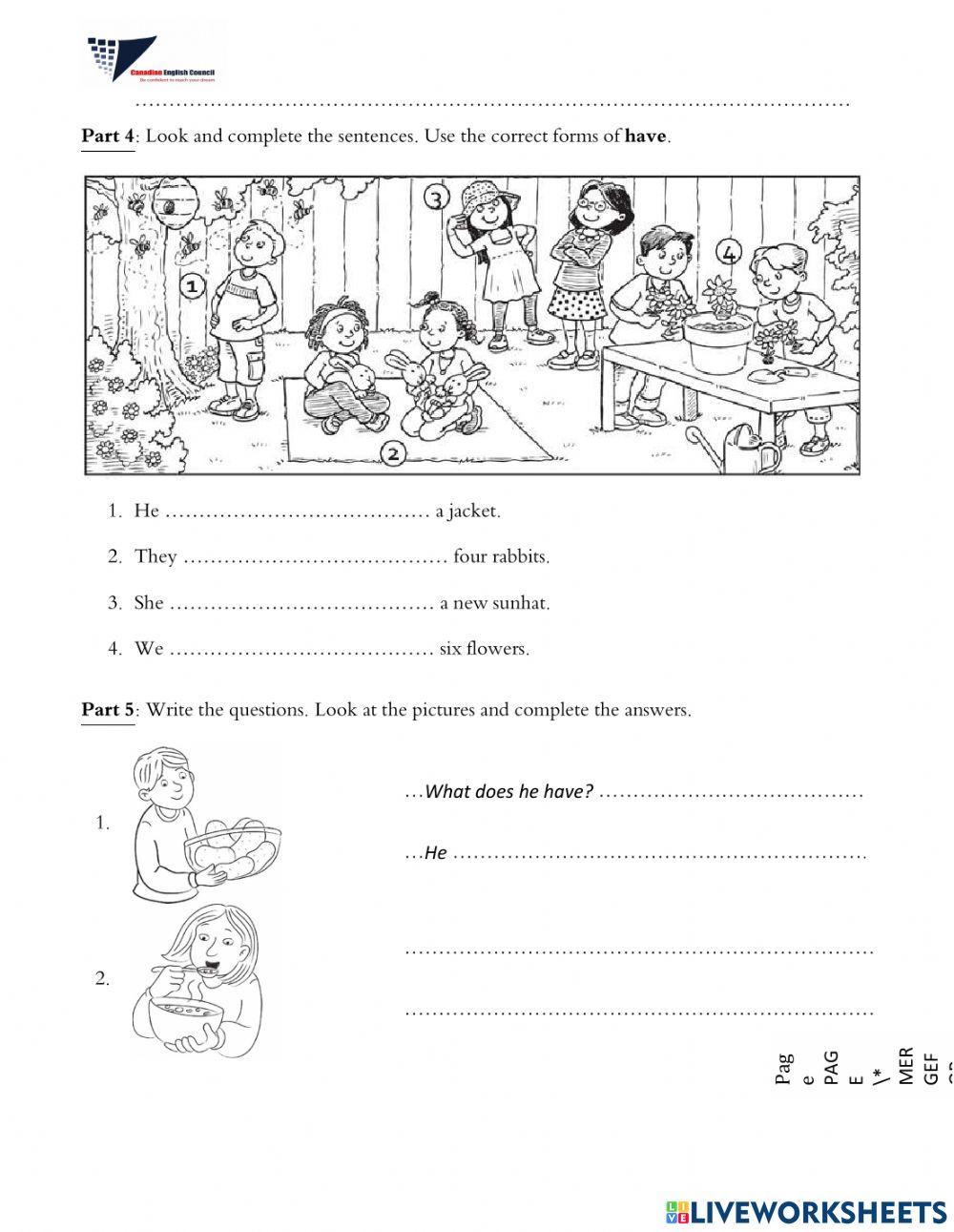 Oxford Discover 1 - Unit 9-10 Test 