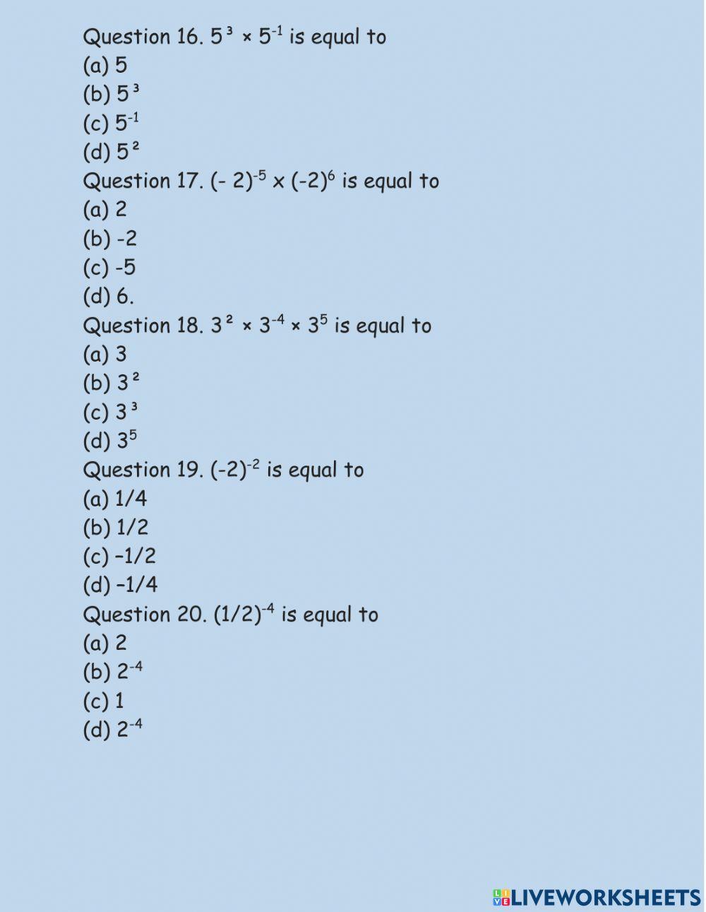 Exponent