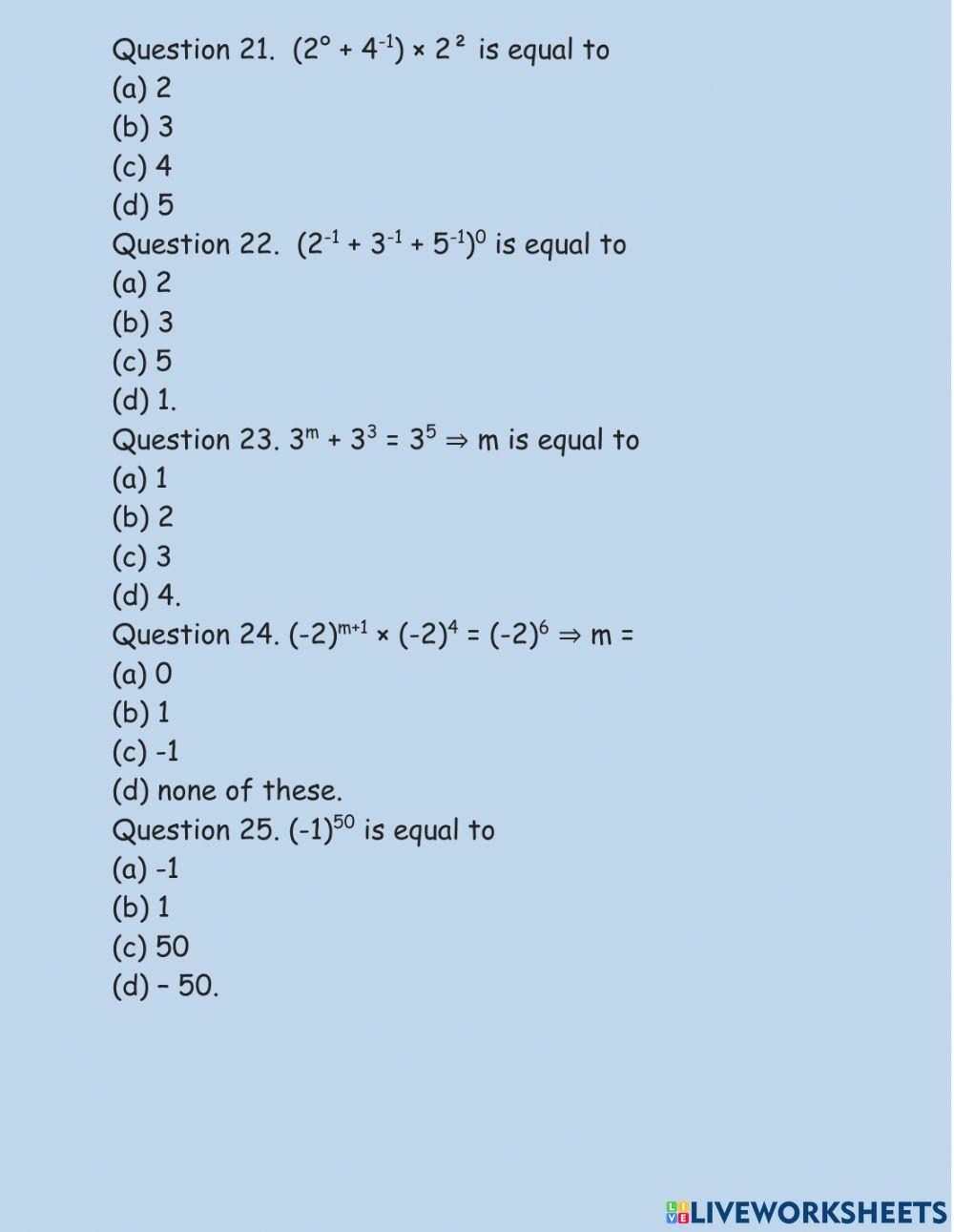 Exponent