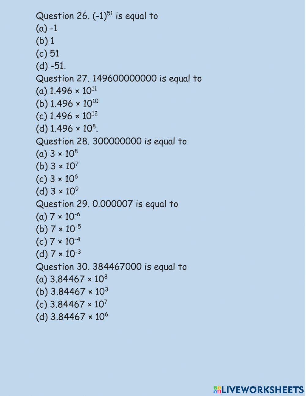 Exponent