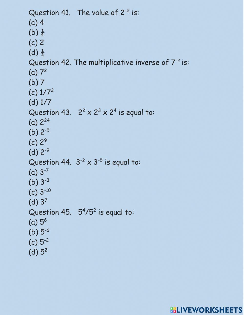 Exponent