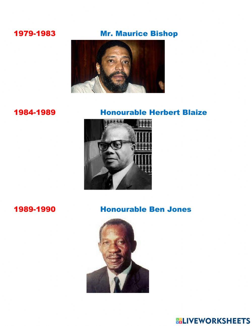 Prime ministers of Grenada