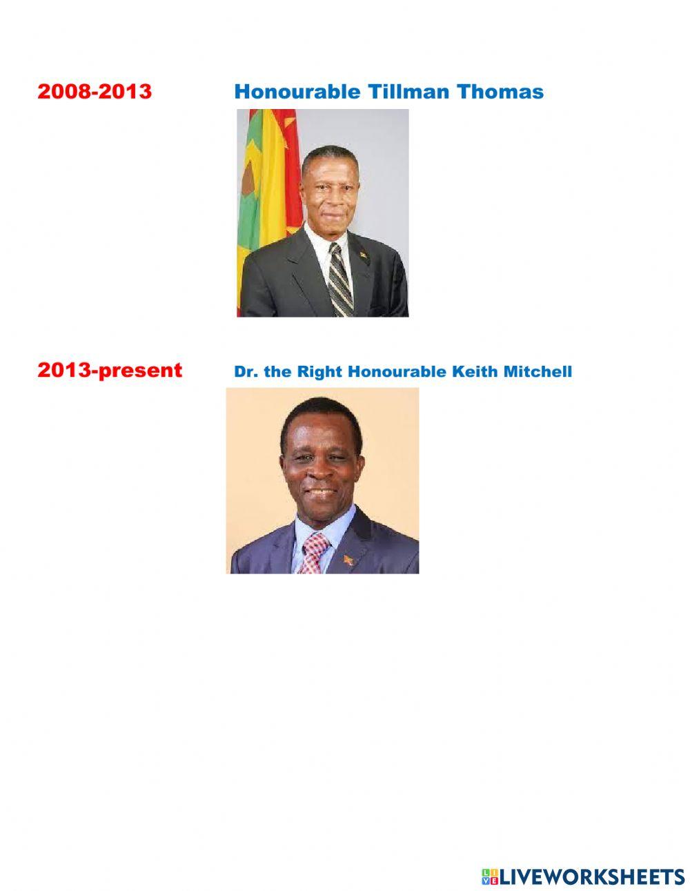 Prime ministers of Grenada