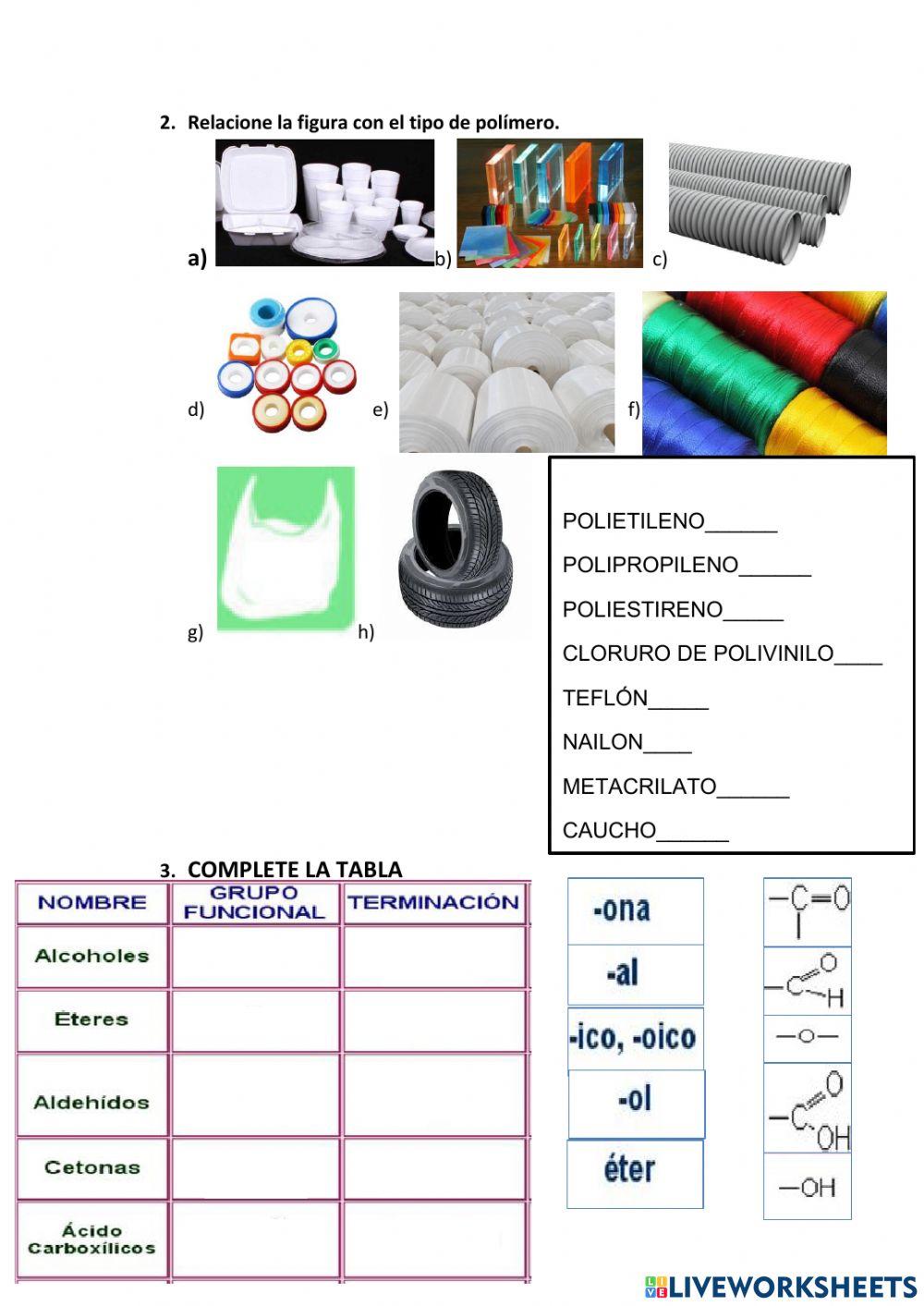 Ejercicios quimica organica