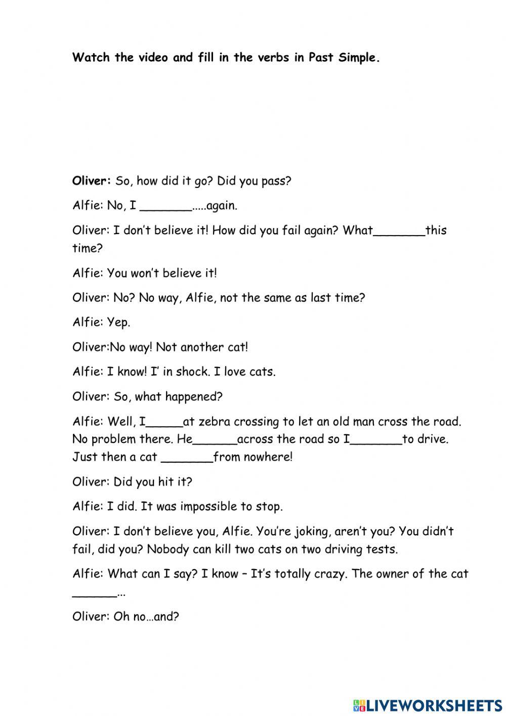 Past SImple - Regular verbs