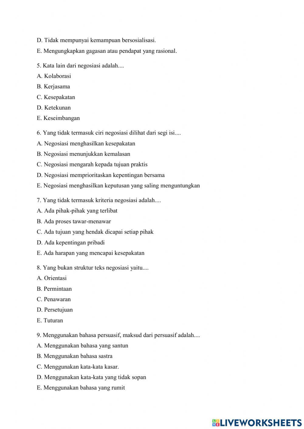 Latihan Modul 4 Unit 1