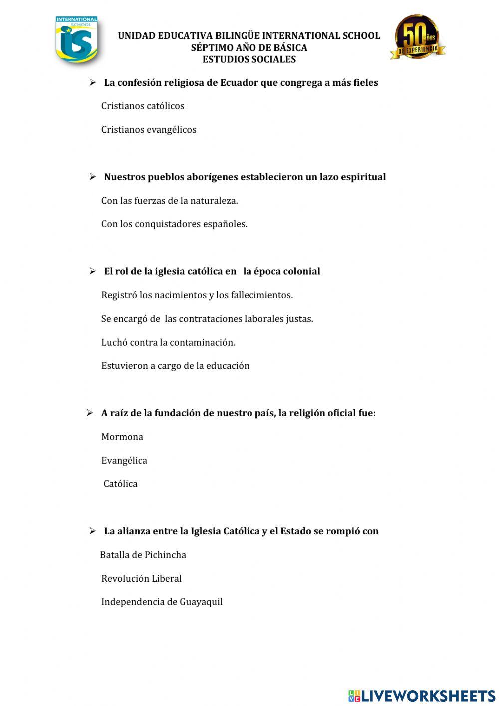 Lección sexto parcial