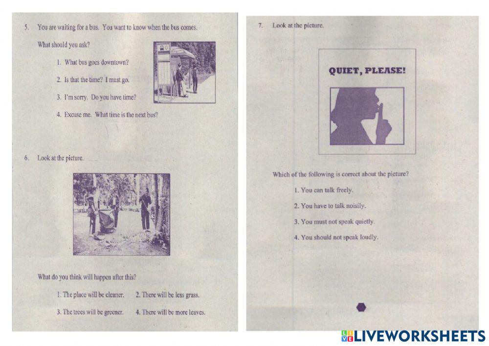 O-net for Grade 6 Review Test ( 2561 Part 1)