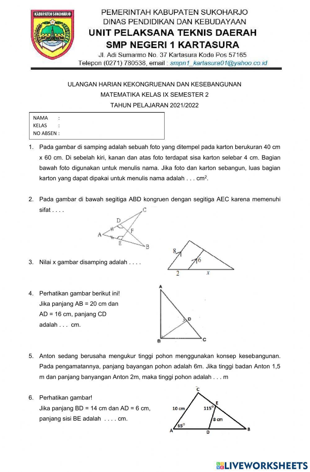 Smp negeri 1 kartasura