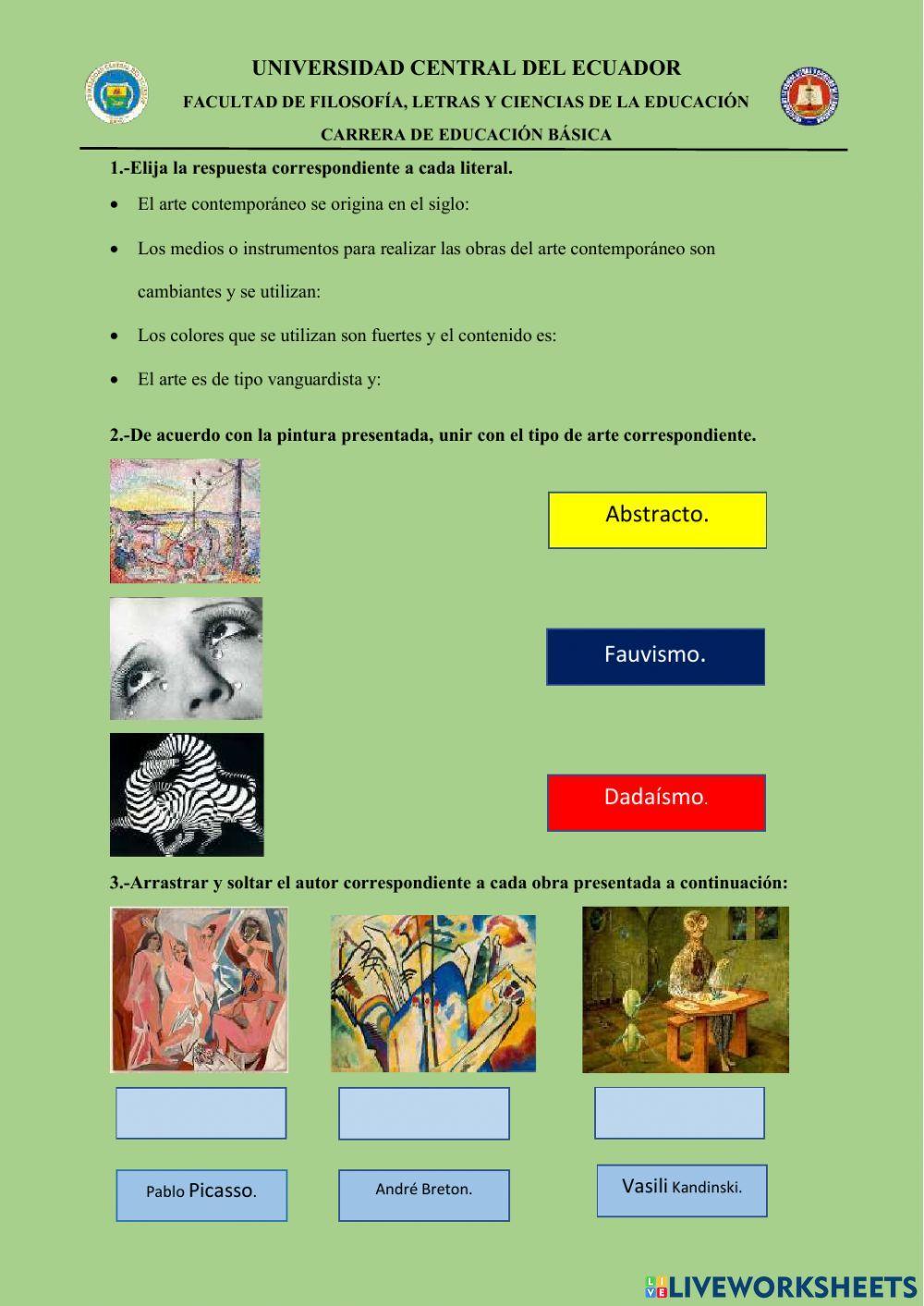 Arte Contemporáneo.