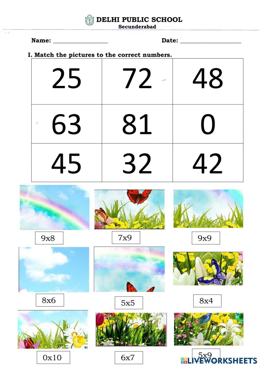Interactivelivesheet worksheet | Live Worksheets