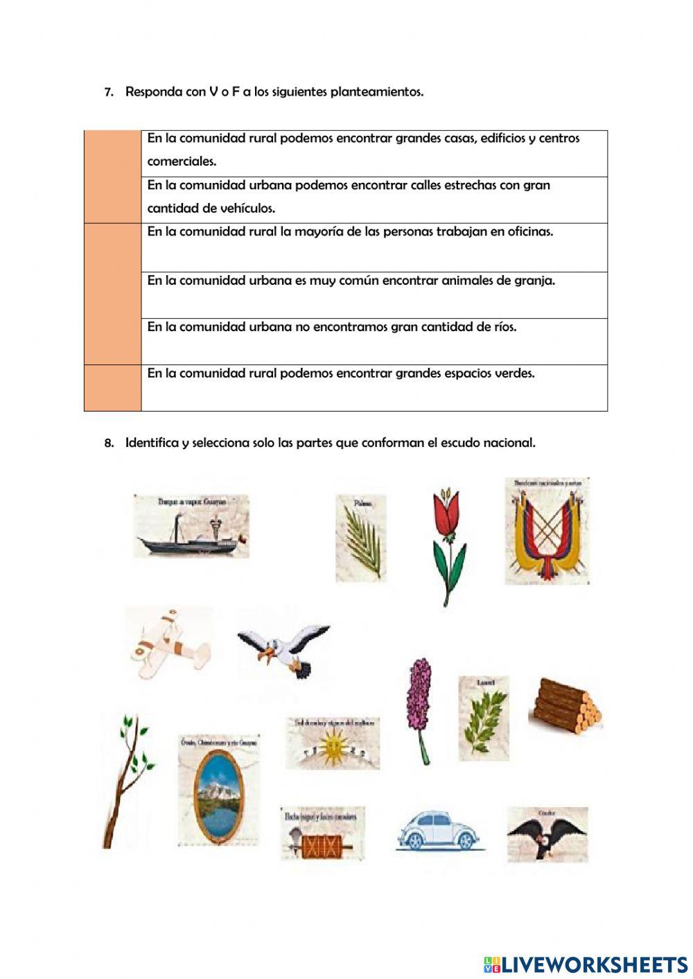 Evalaución QUIMESTRE 1