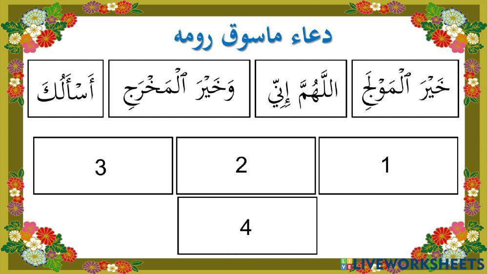 Doa masuk rumah dan keluar rumah