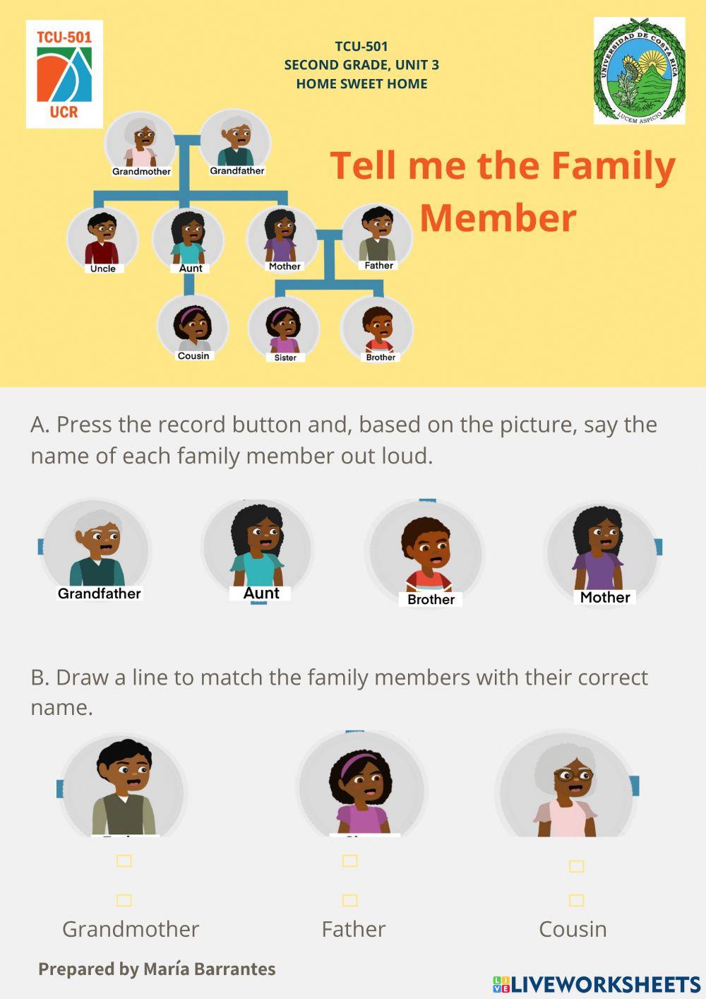 Tell me the Family Member