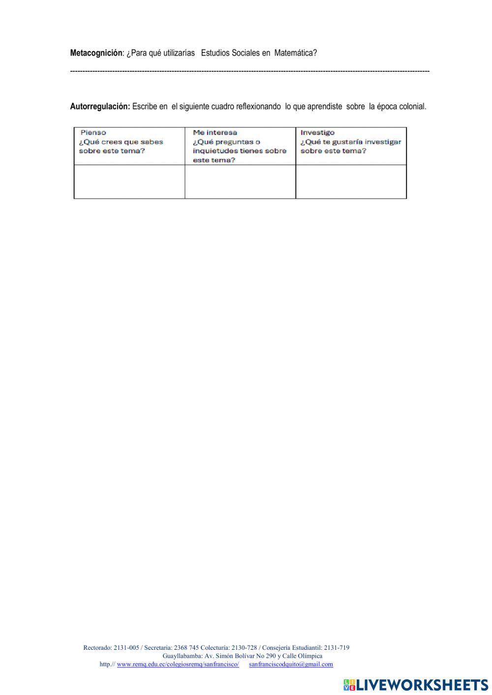 Examen de Estudios Sociales