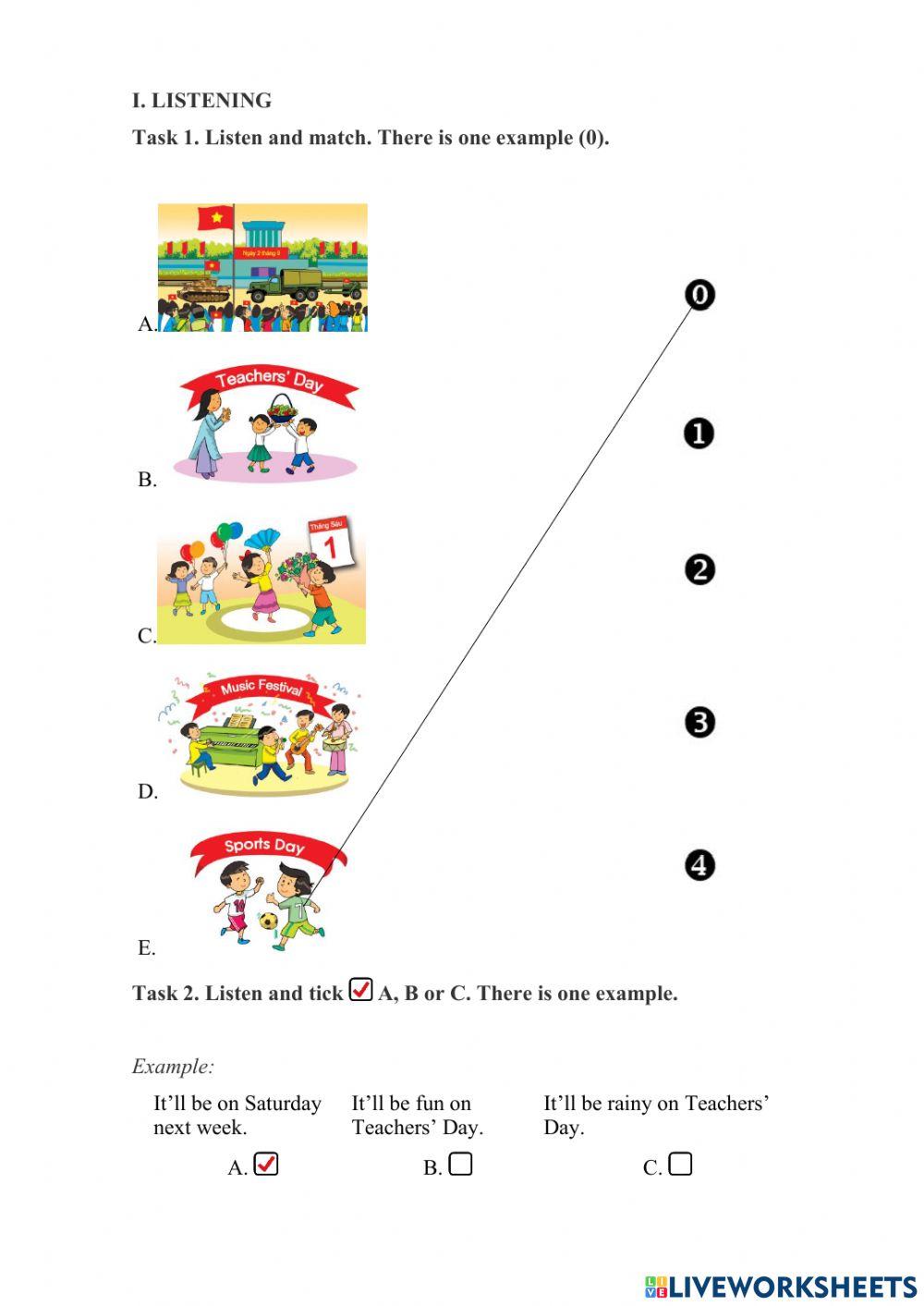 Unit 10: When will Sports Day be ?