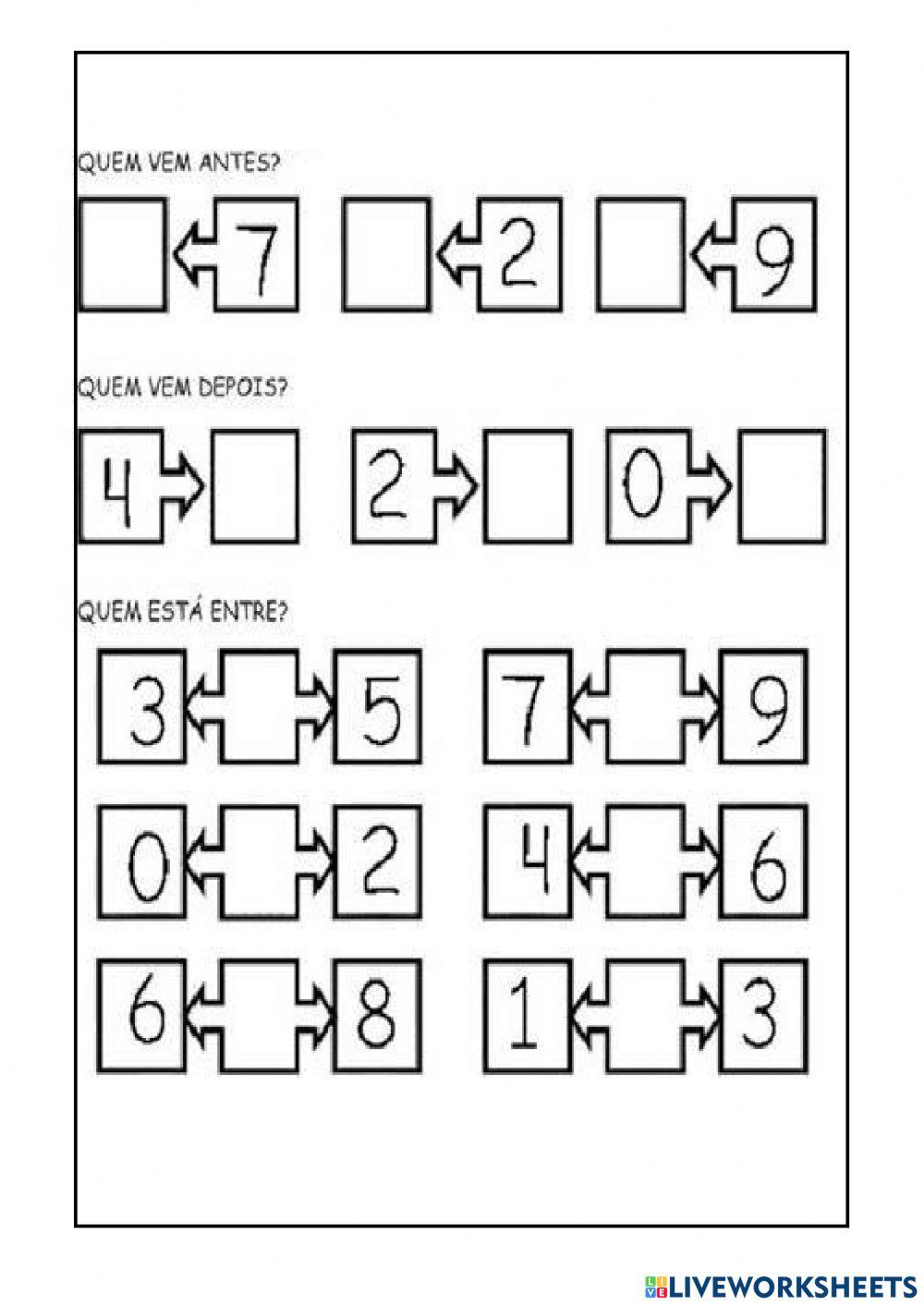 Números no nosso dia a dia.