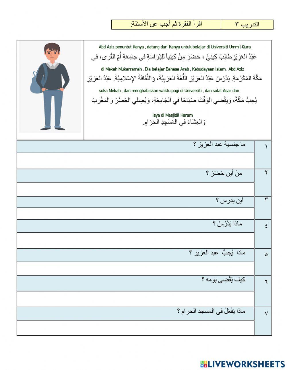 القراءة - الناس والاماكن
