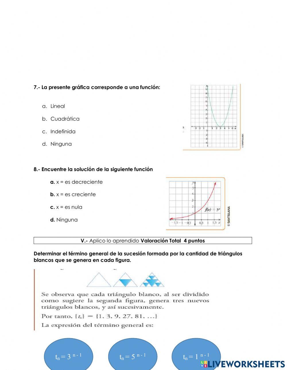 Taller quimestral matemática segundo bgu