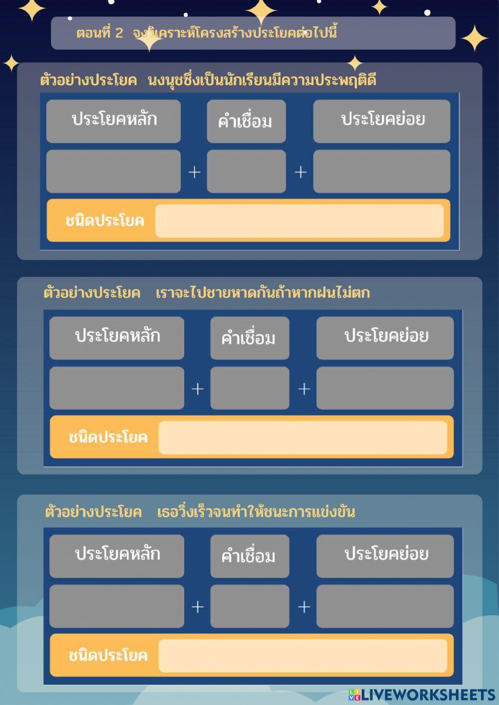 ประโยคซ้อน