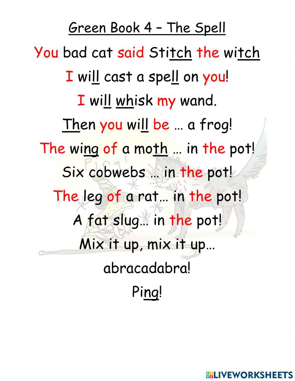 The Spell Activity 2