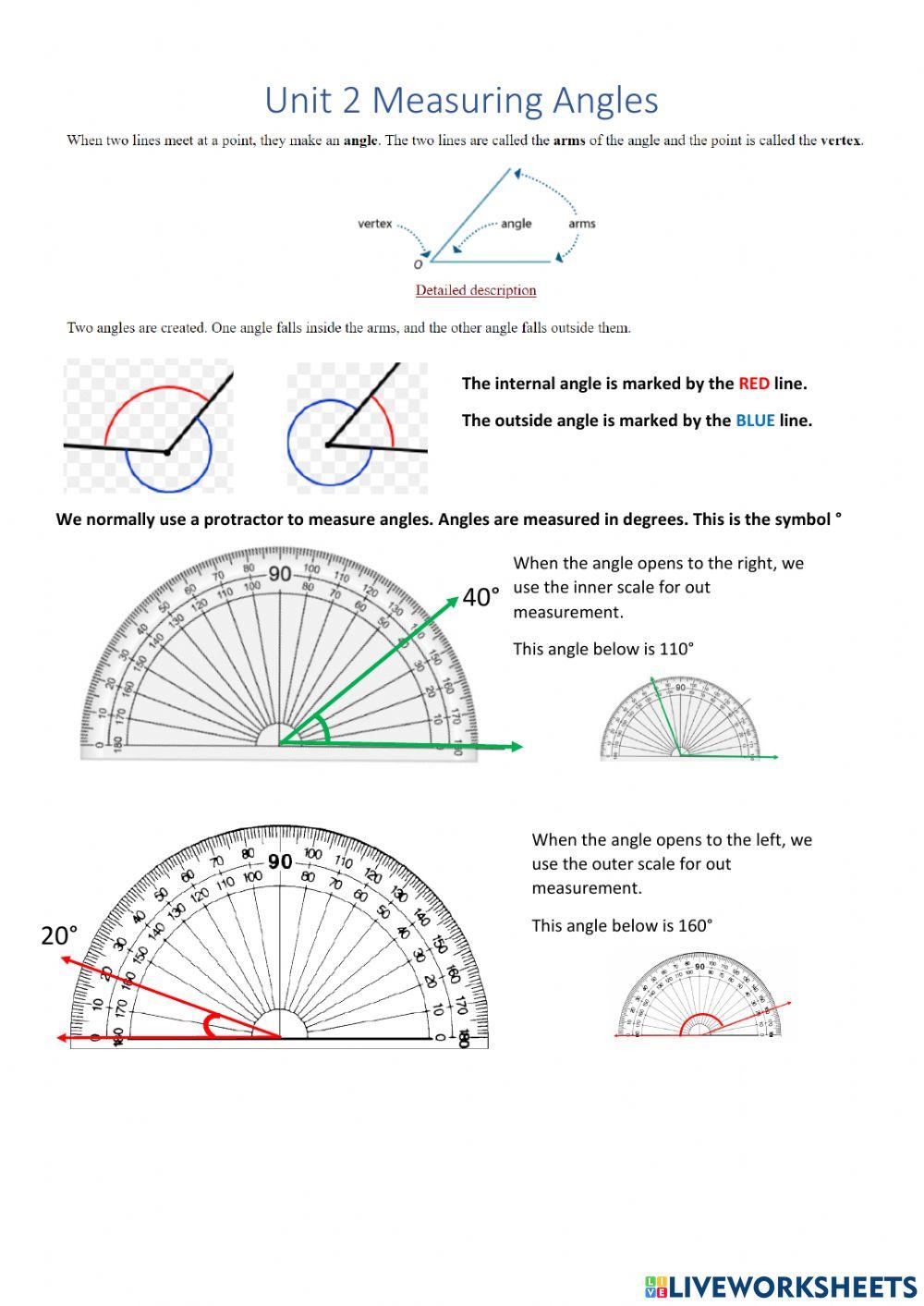 CHILL5 Math Unit 2 Angles Measuring 1