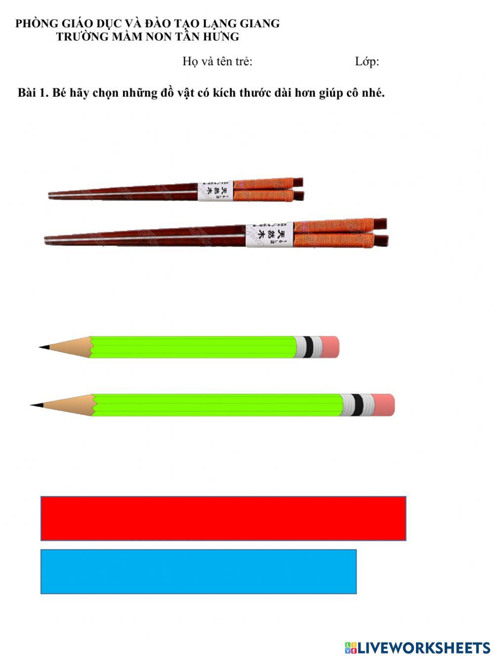 SS chiều dài 2 đối tượng