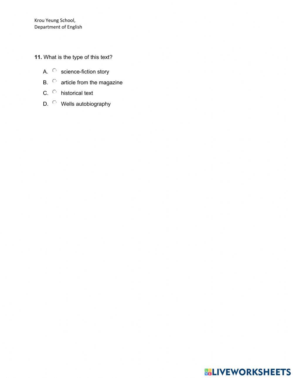 G8 Reading Q1 Quarter 2