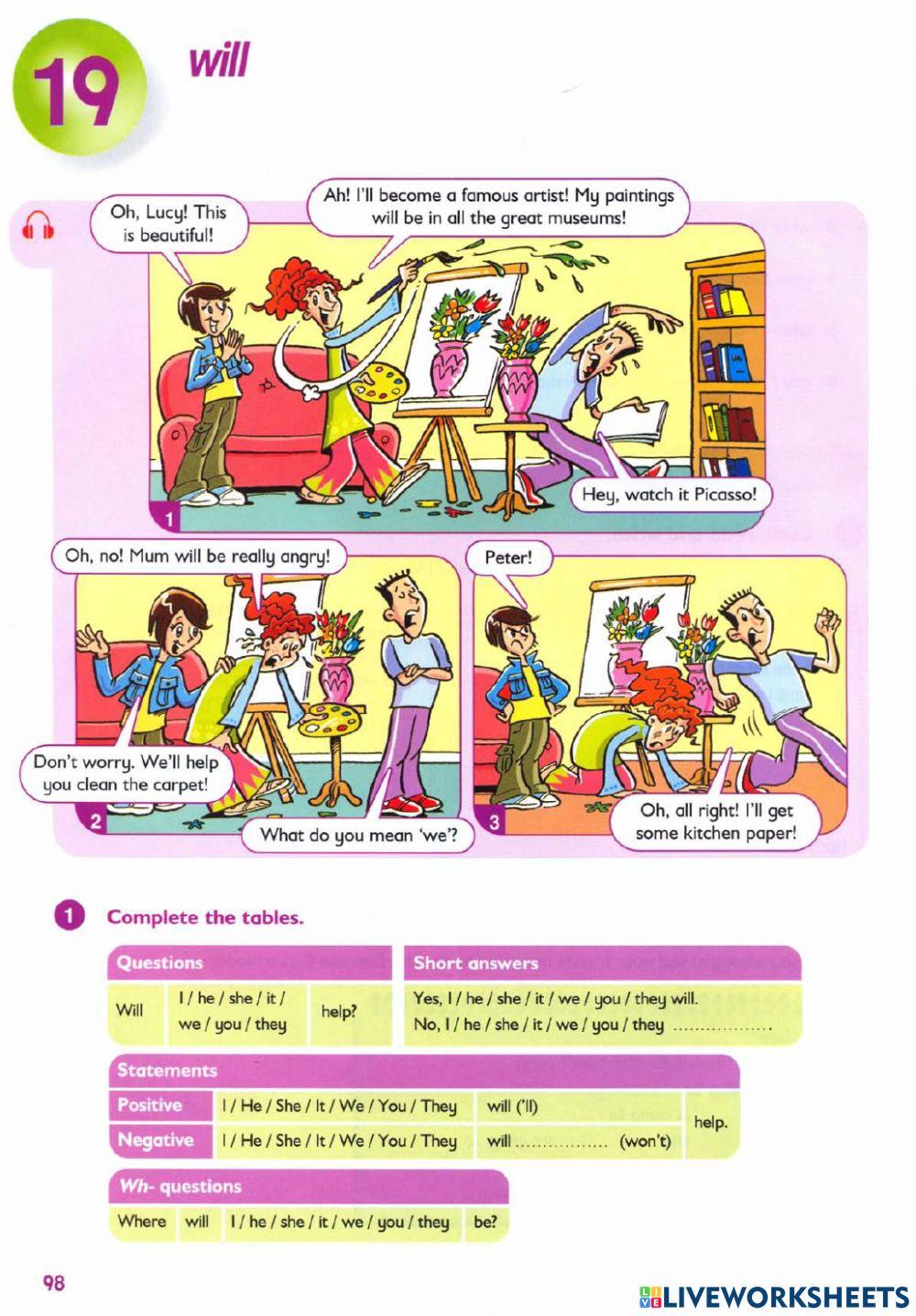 Kid class - Unit 21 - Future simple