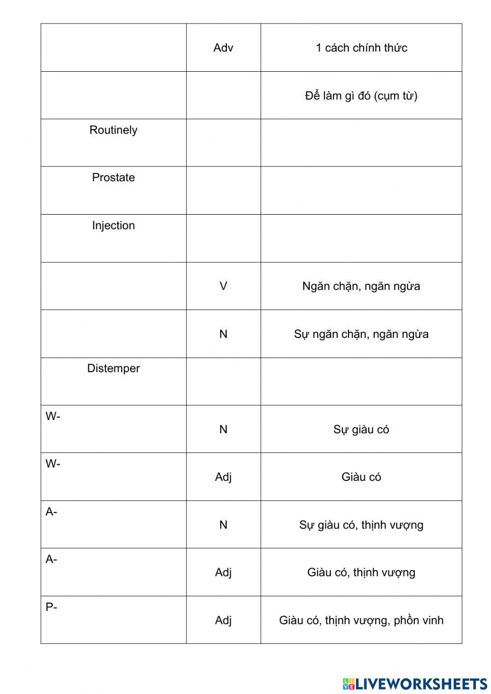 Collins Vocab Test U2