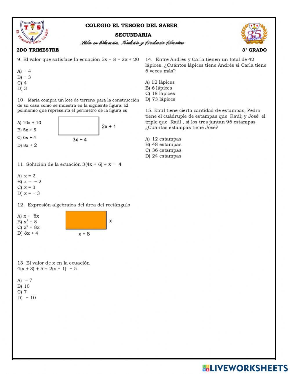 Examen de simulación