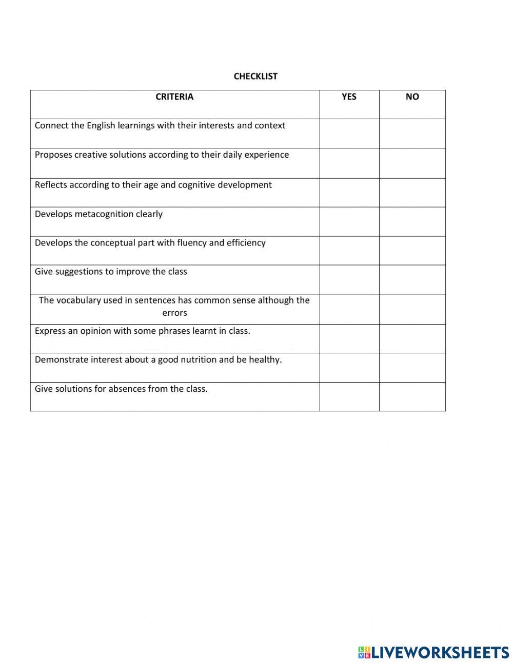 First quimester evaluation