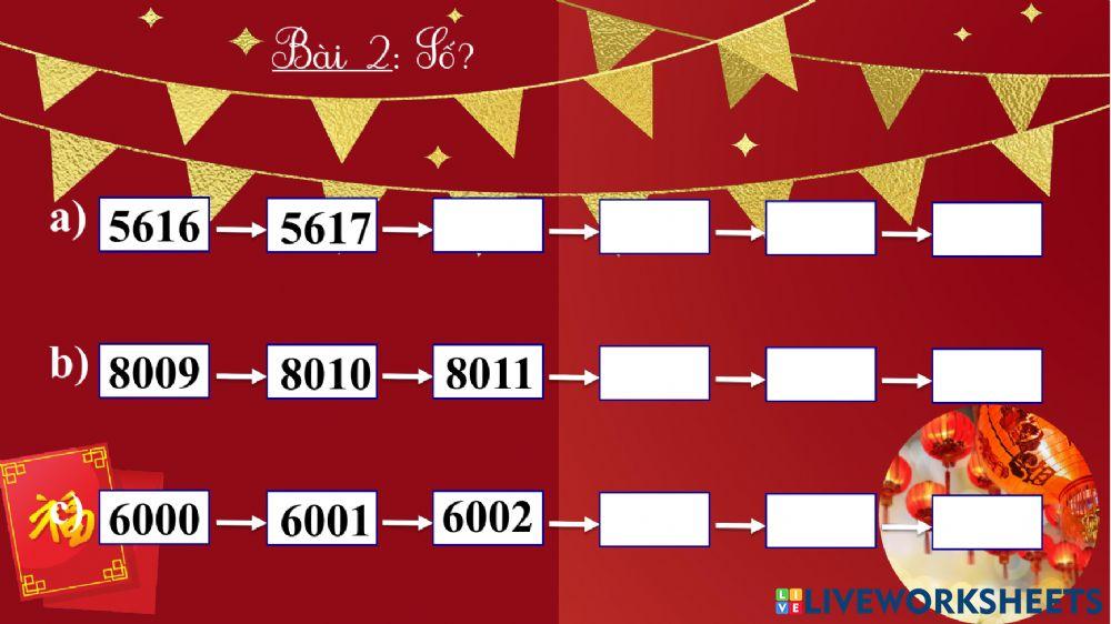 Các số có bốn chữ số trang 95